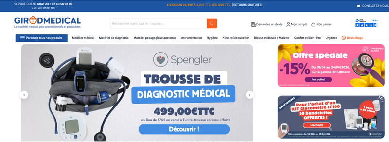 Girodmedical — Migration vers Magento 2